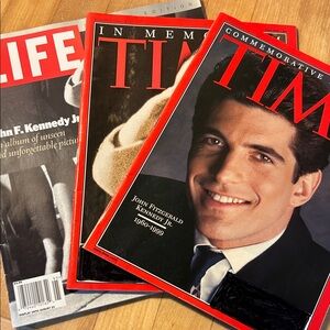 Three Commemorative Magazine Collection - John F. Kennedy JR.